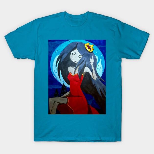 Queen Marceline T-Shirt by Retro in Red